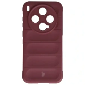 Pancerne etui Bizon Case Tur do Vivo X300 burgundowe