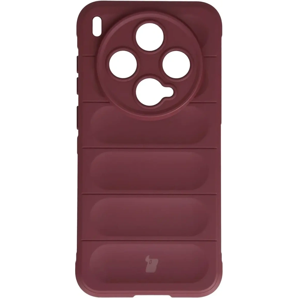Pancerne etui Bizon Case Tur do Vivo X300 burgundowe