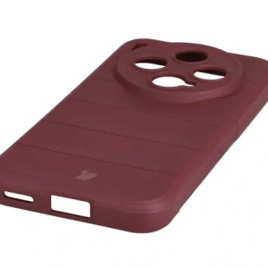 Pancerne etui Bizon Case Tur do Vivo X300 burgundowe