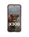 Pancerne etui Bizon Case Tur do Vivo X300 burgundowe