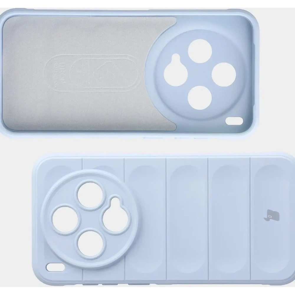 Pancerne etui Bizon Case Tur do Vivo X300 jasnoniebieskie