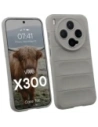 Pancerne etui Bizon Case Tur do Vivo X300 jasnoszare