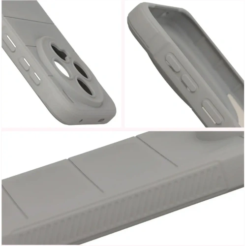 Pancerne etui Bizon Case Tur do Vivo X300 jasnoszare