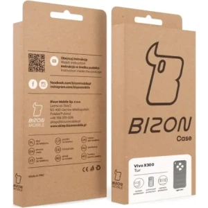 Pancerne etui Bizon Case Tur do Vivo X300 jasnoszare