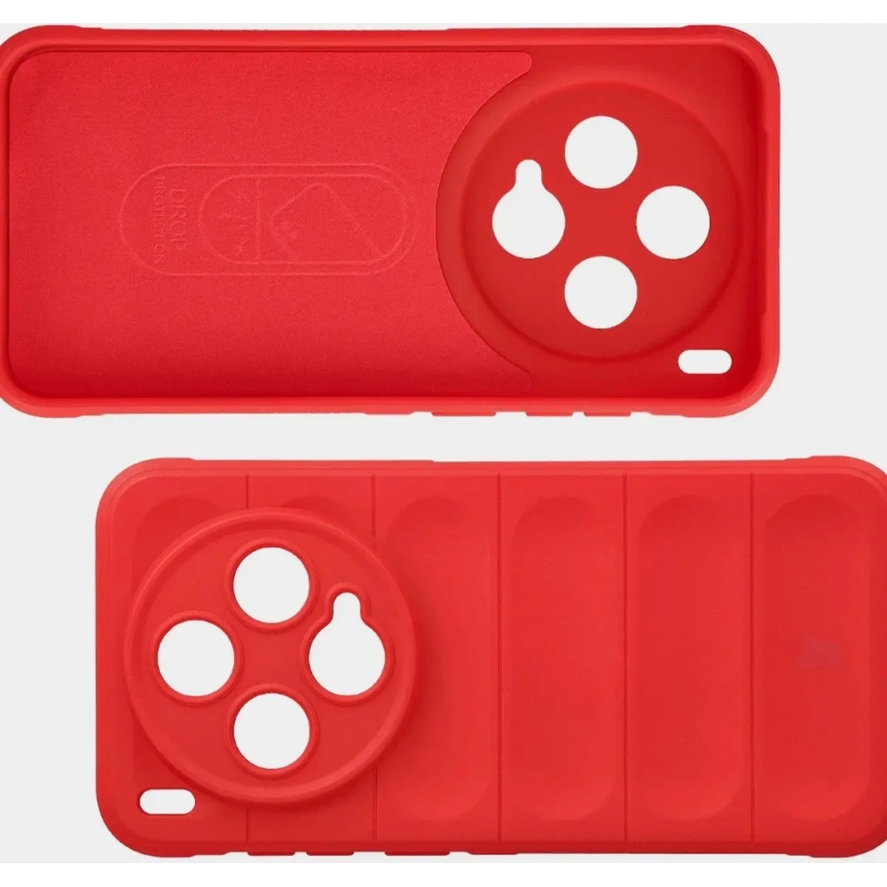 Pancerne etui Bizon Case Tur do Vivo X300 czerwone