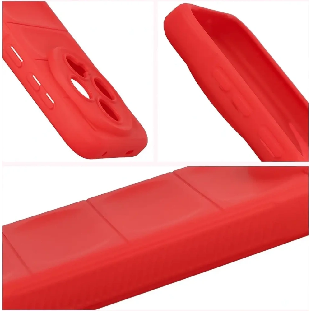 Pancerne etui Bizon Case Tur do Vivo X300 czerwone