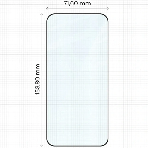 Szkło hartowane Bizon Glass Edge 2 do Xiaomi POCO F8 Pro czarna ramka