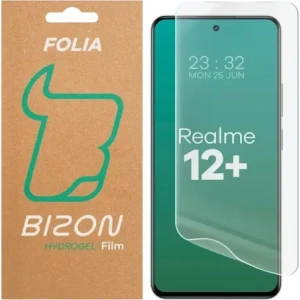 Folia hydrożelowa na ekran Bizon Glass Hydrogel Front do Realme 12+ Plus