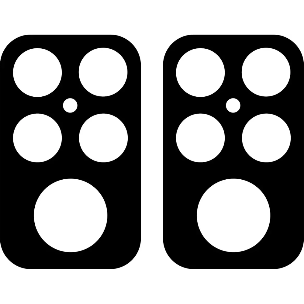 Szkło na aparat Bizon Glass Lens do Xiaomi POCO F8 Ultra [2 PACK]