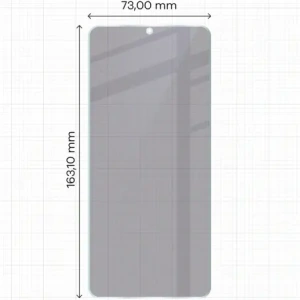 Prywatyzujące szkło hybrydowe Bizon Glass Mule Shadow do Honor X5c Plus matowe