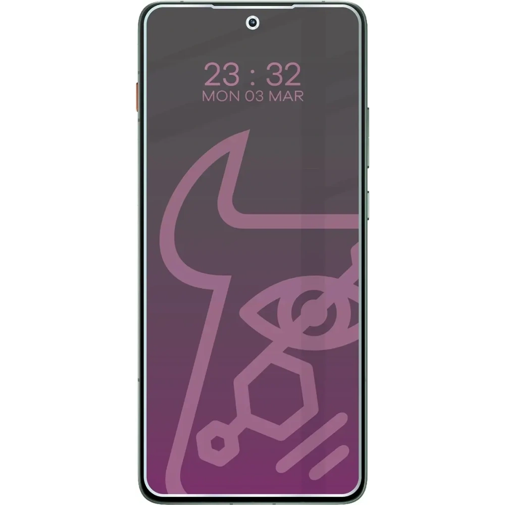 Prywatyzujące szkło hybrydowe Bizon Glass Mule Shadow do Motorola Edge 70 matowe