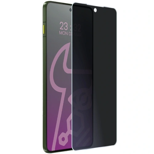 Prywatyzujące szkło hybrydowe Bizon Glass Mule Shadow do Motorola Edge 70 matowe