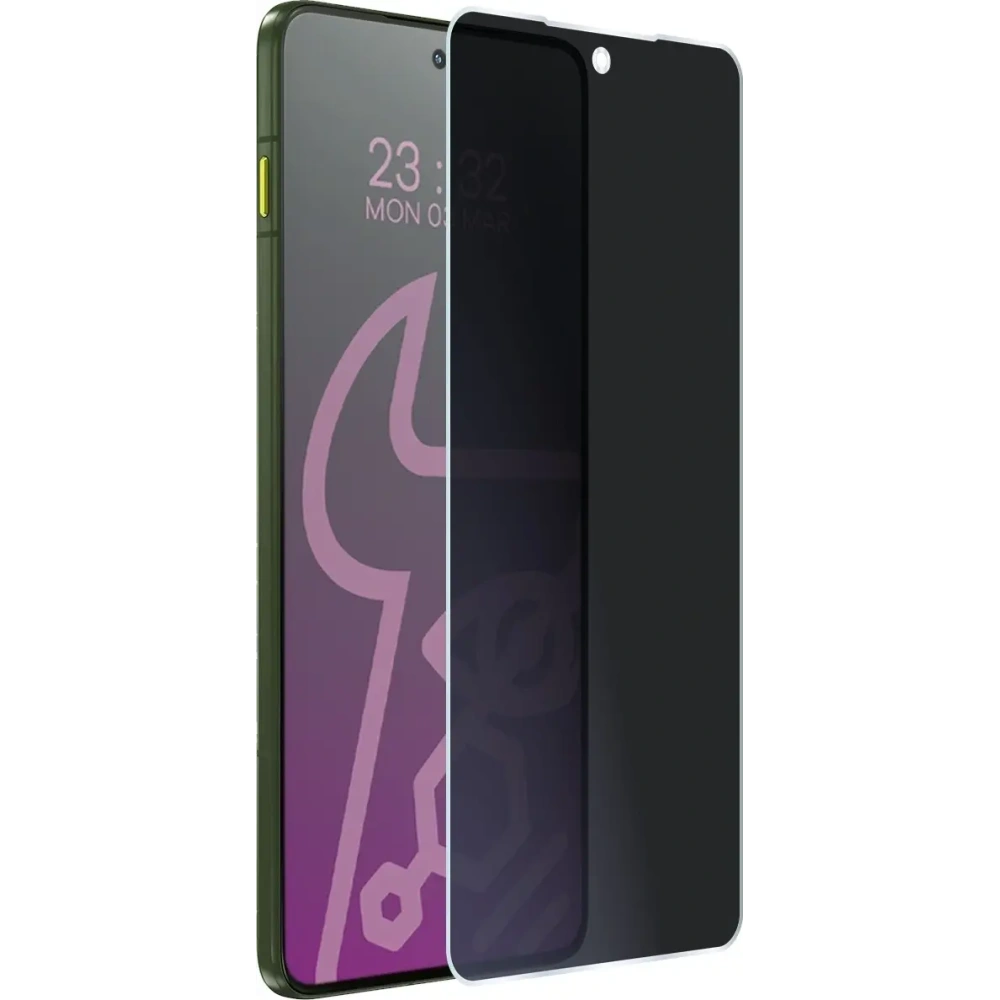 Prywatyzujące szkło hybrydowe Bizon Glass Mule Shadow do Motorola Edge 70 matowe
