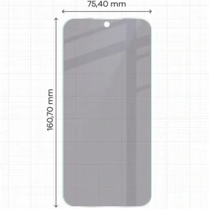 Prywatyzujące szkło hybrydowe Bizon Glass Mule Shadow do Xiaomi 15T matowe