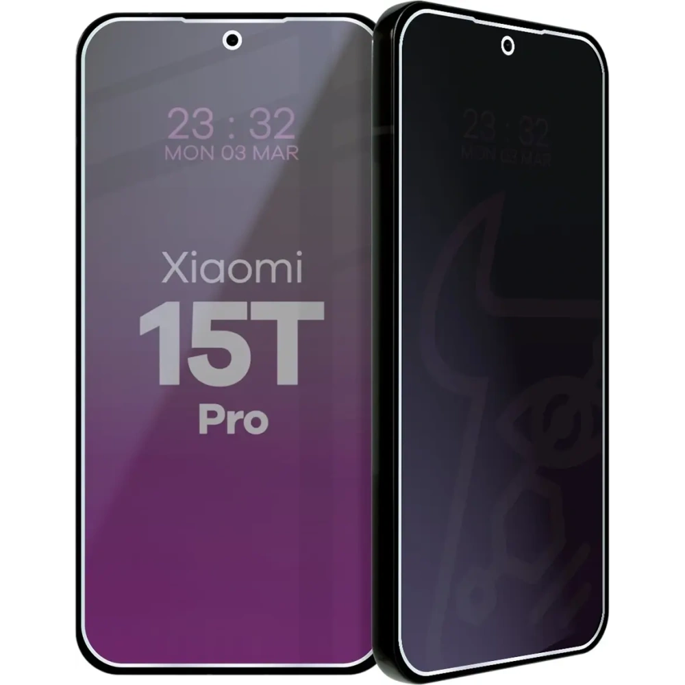 Prywatyzujące szkło hybrydowe Bizon Glass Mule Shadow do Xiaomi 15T Pro matowe