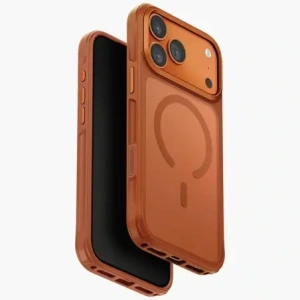 Etui UNIQ Veren do Apple iPhone 17 Pro Max MagClick Charging pomarańczowy