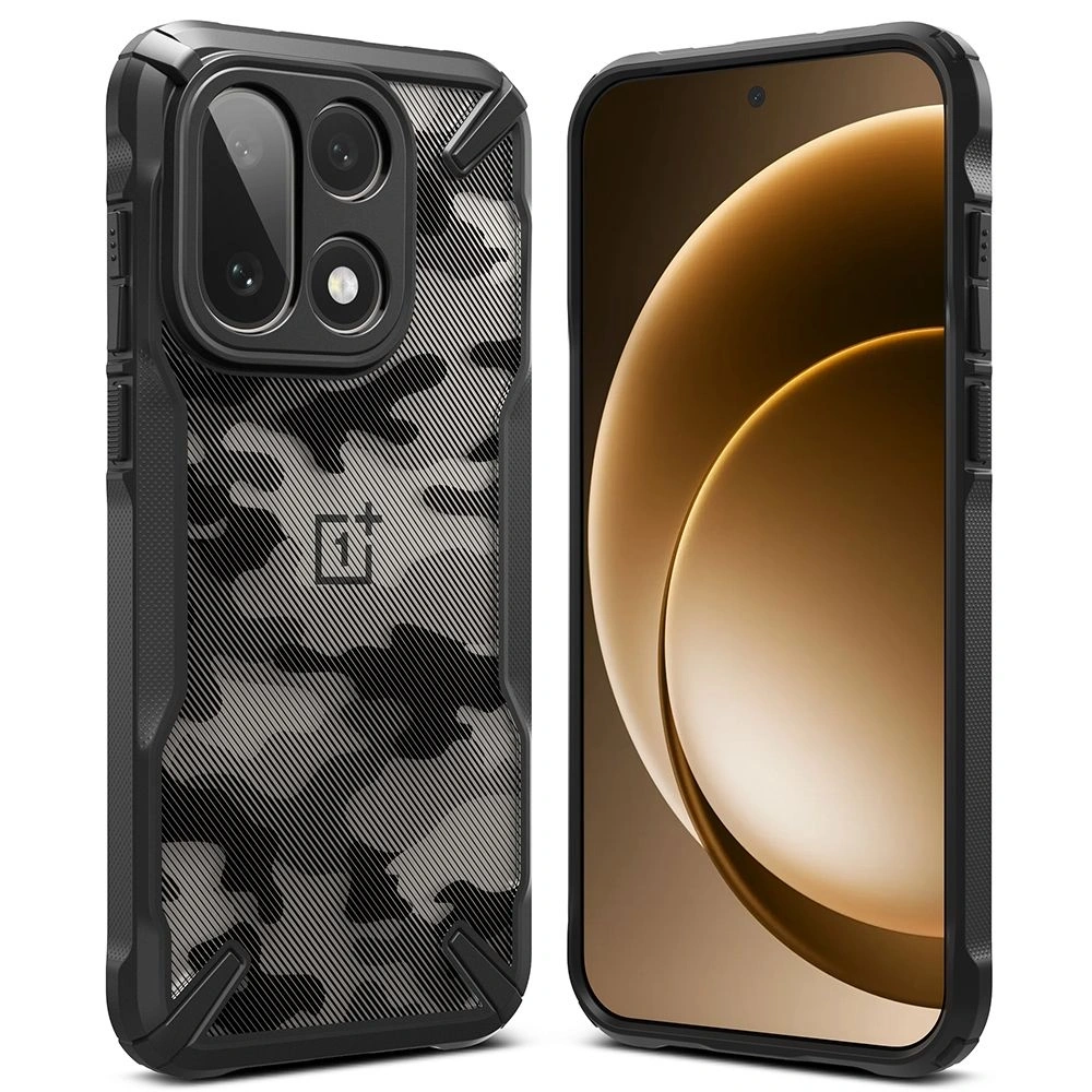 Etui Ringke Fusion-X do OnePlus 15 Camo Black