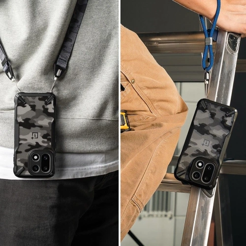 Etui Ringke Fusion-X do OnePlus 15 Camo Black