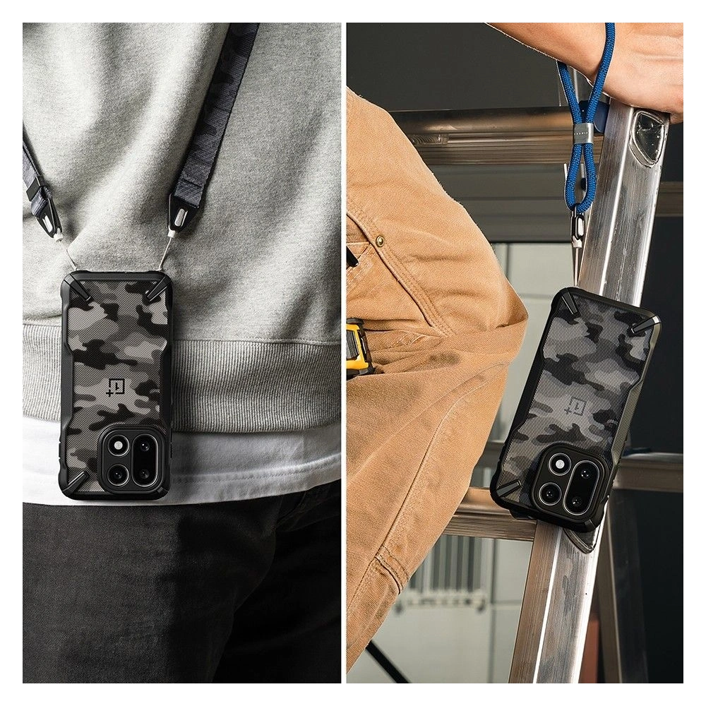 Etui Ringke Fusion-X do OnePlus 15 Camo Black