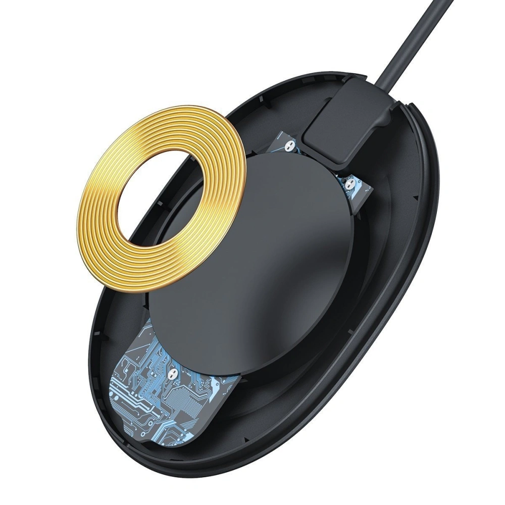 Hurtownia GSM - Bezdrátová indukční nabíječka Baseus Jelly, 15W (černá) - BSU1631BLK - {ean13} - Hurt