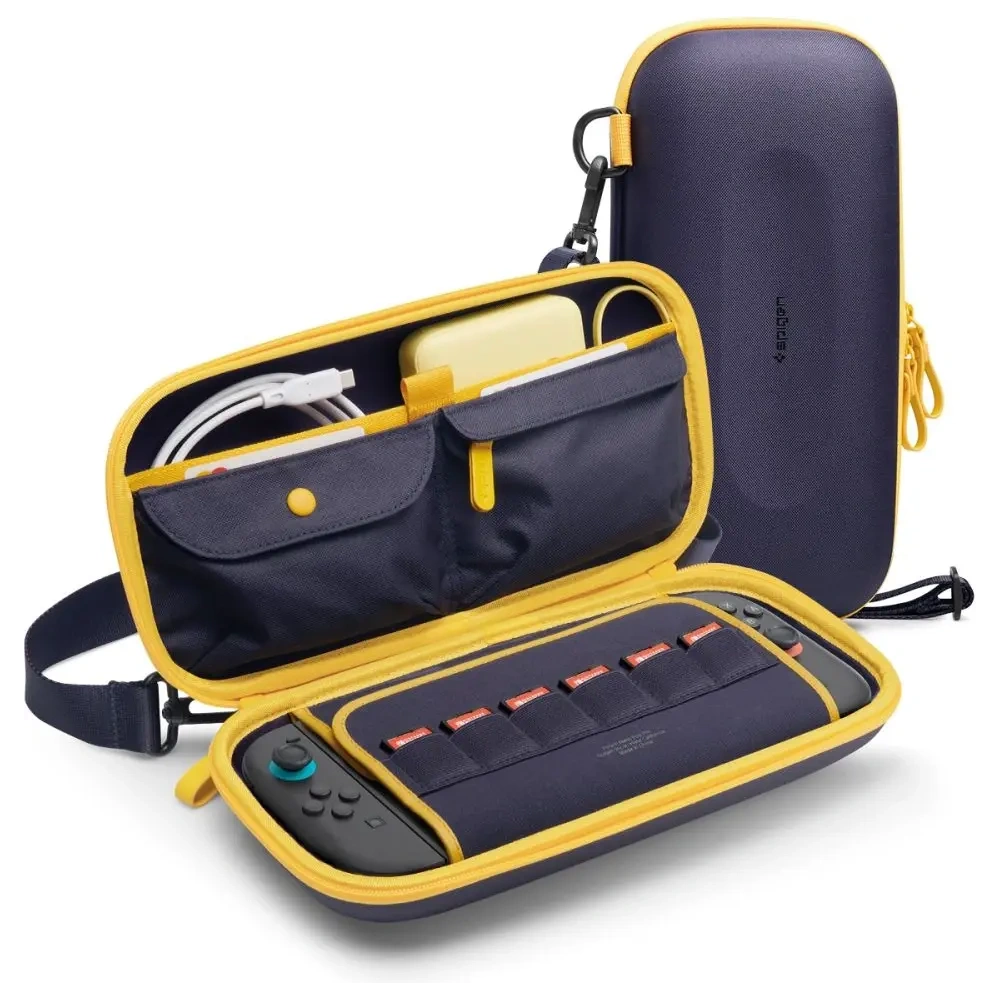 Etui Spigen Nano Pop Pro Pouch do Nintendo Switch 2 Blueberry Navy