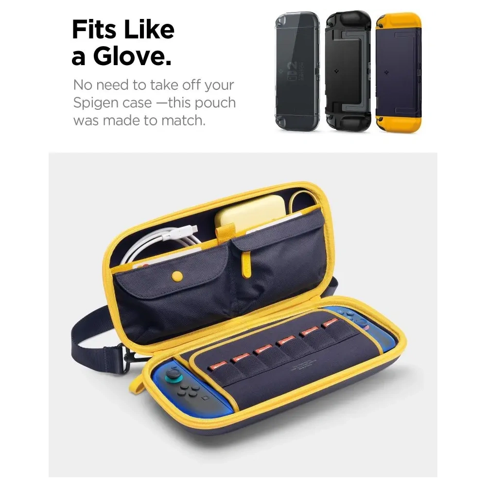 Etui Spigen Nano Pop Pro Pouch do Nintendo Switch 2 Blueberry Navy