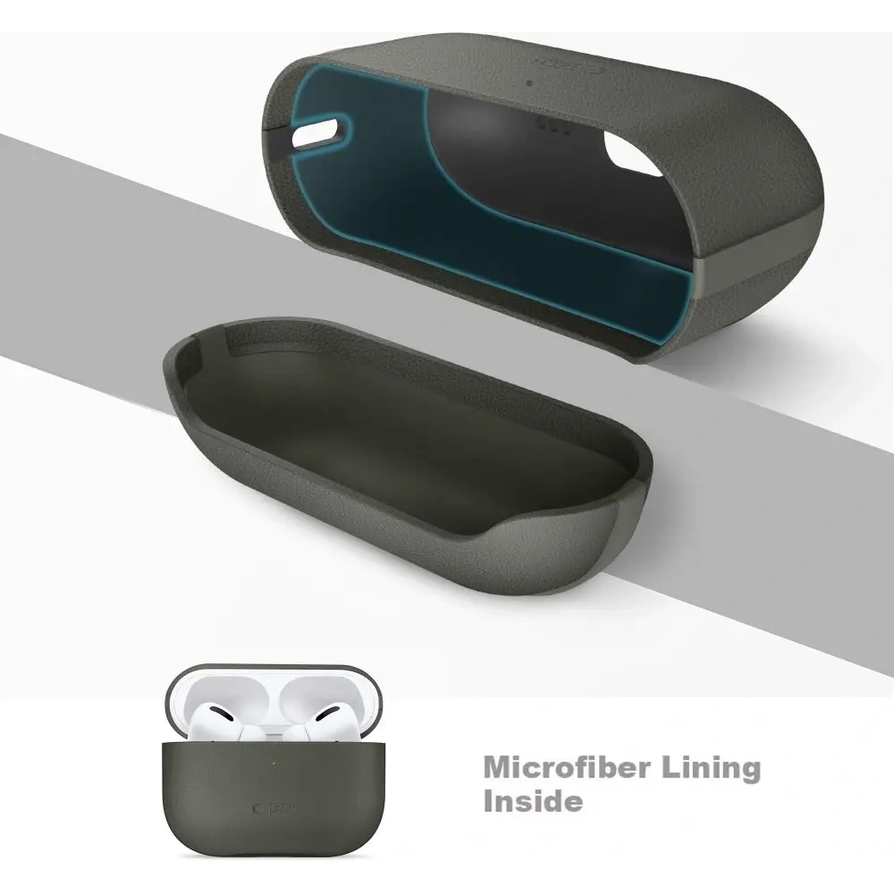 Etui Tech-Protect NaturalFit do Apple AirPods Pro 3 Olive Green