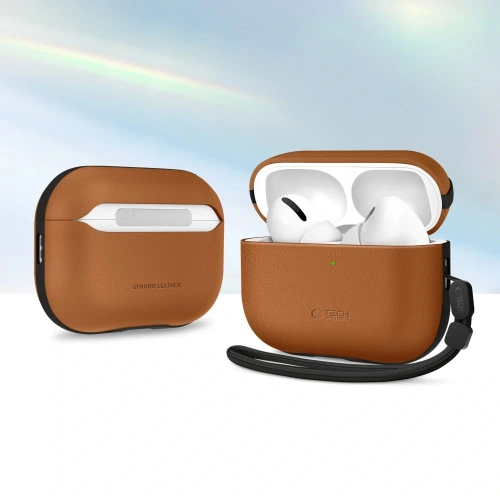 Etui Tech-Protect NaturalFit do Apple AirPods Pro 3 Brown