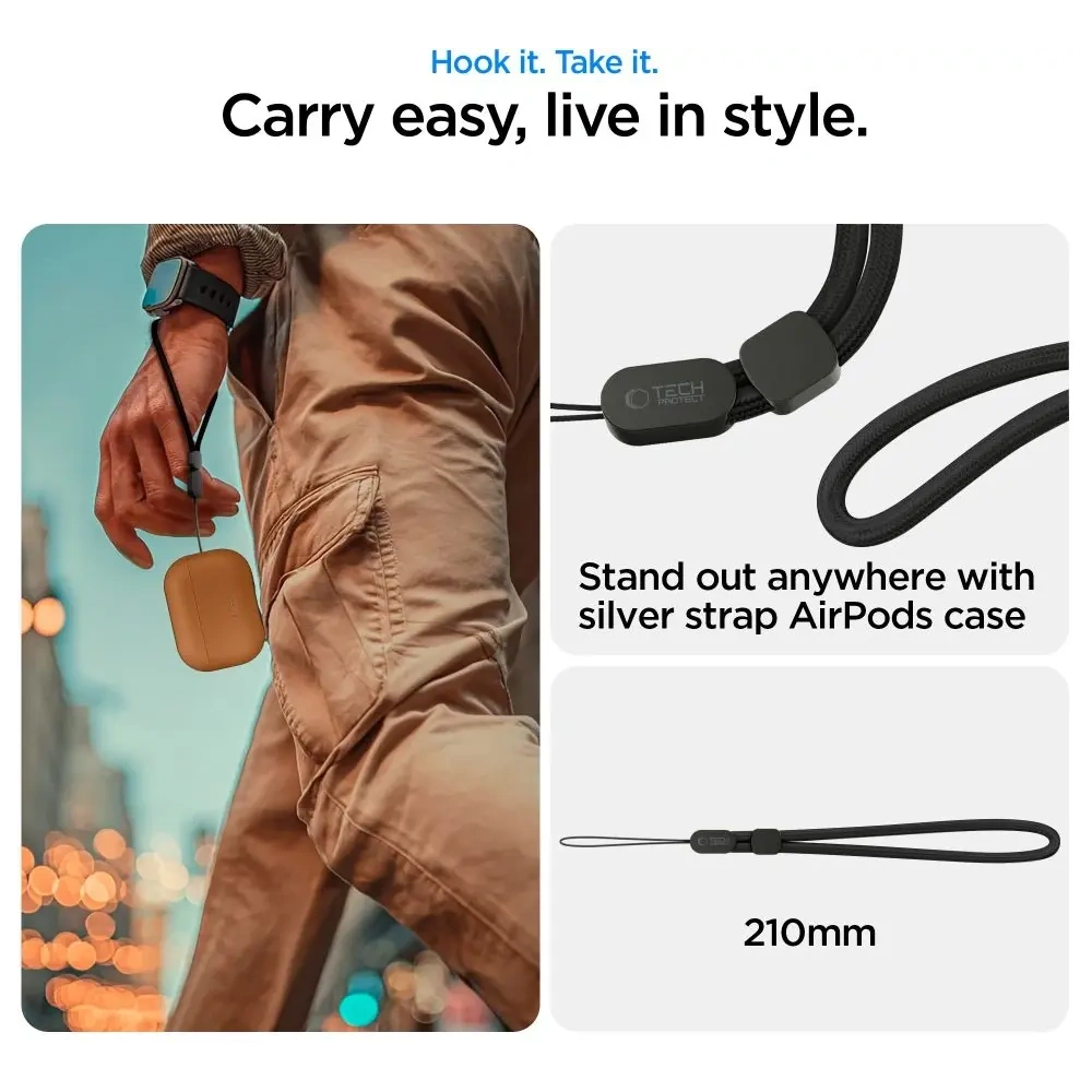 Etui Tech-Protect NaturalFit do Apple AirPods Pro 3 Brown