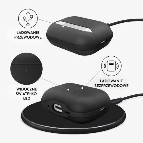 Etui Tech-Protect NaturalFit do Apple AirPods Pro 3 Black