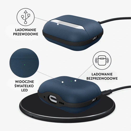 Etui Tech-Protect NaturalFit do Apple AirPods Pro 3 Navy Blue