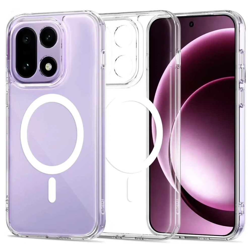 Etui Tech-Protect Flexair Hybrid MagSafe do OnePlus 15 Clear