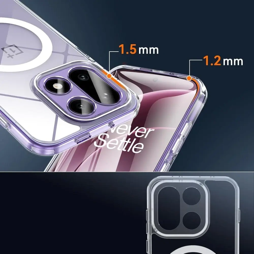 Etui Tech-Protect Flexair Hybrid MagSafe do OnePlus 15 Clear