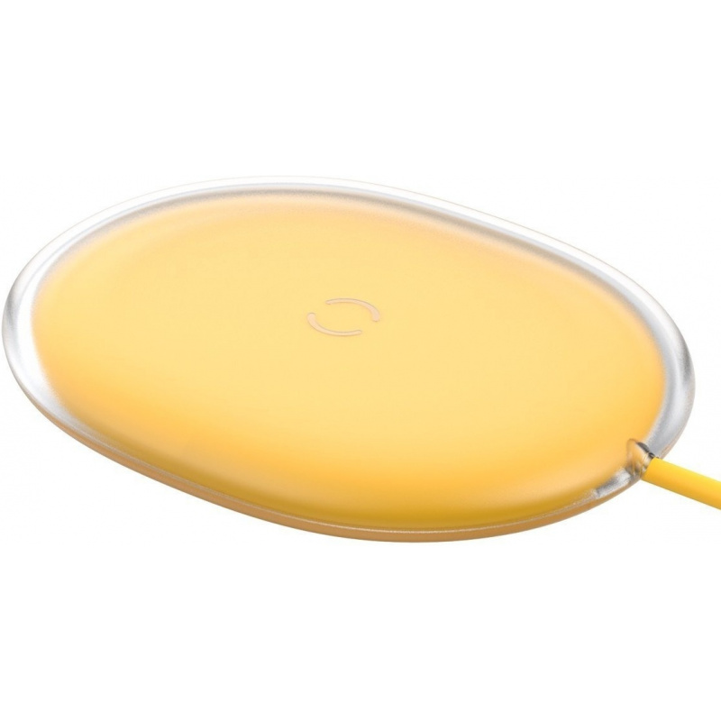 Baseus Distributor - 6953156223714 - BSU1633YEL - Baseus Jelly wireless induction charger, 15W (yellow) - B2B homescreen