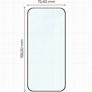 Szkło hartowane Bizon Glass Edge Duo do Google Pixel 10 Pro XL / 9 Pro XL czarna ramka [2 PACK]