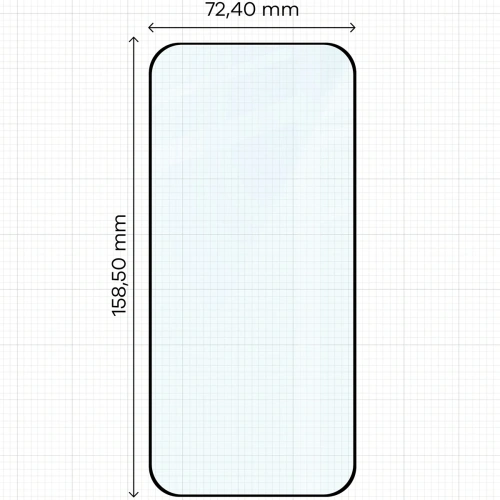 Szkło hartowane Bizon Glass Edge Duo do Google Pixel 10 Pro XL / 9 Pro XL czarna ramka [2 PACK]