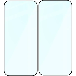 Szkło hartowane Bizon Glass Edge Duo do Google Pixel 10 Pro XL / 9 Pro XL czarna ramka [2 PACK]
