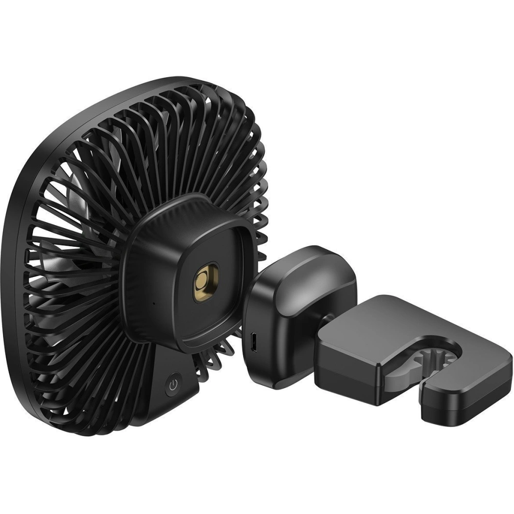 Hurtownia GSM - Automobilový ventilátor / větrák Baseus Natural Wind na opěrku hlavy, magnetický (černý) - BSU1634BLK - {ean13} - Hurt
