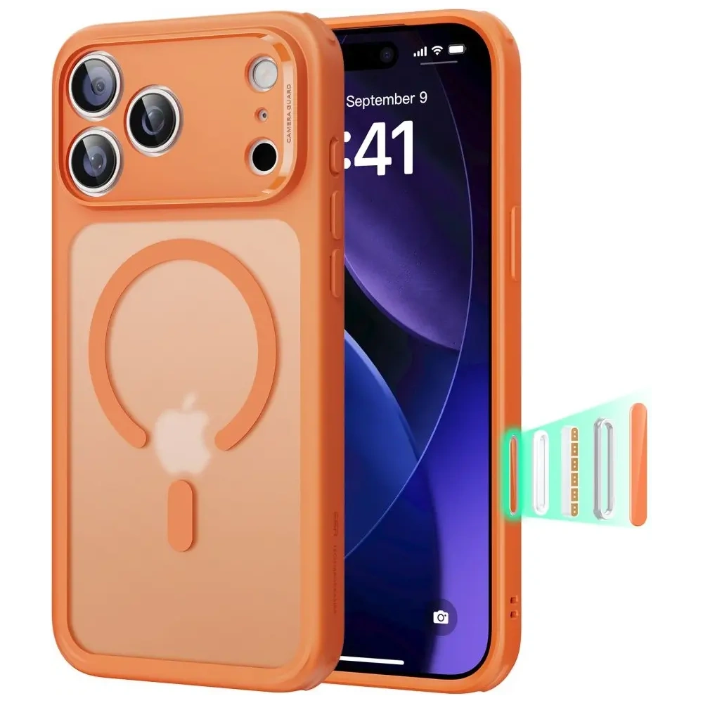 Etui ESR Classic Hybrid MagSafe do Apple iPhone 17 Pro Frosted Orange