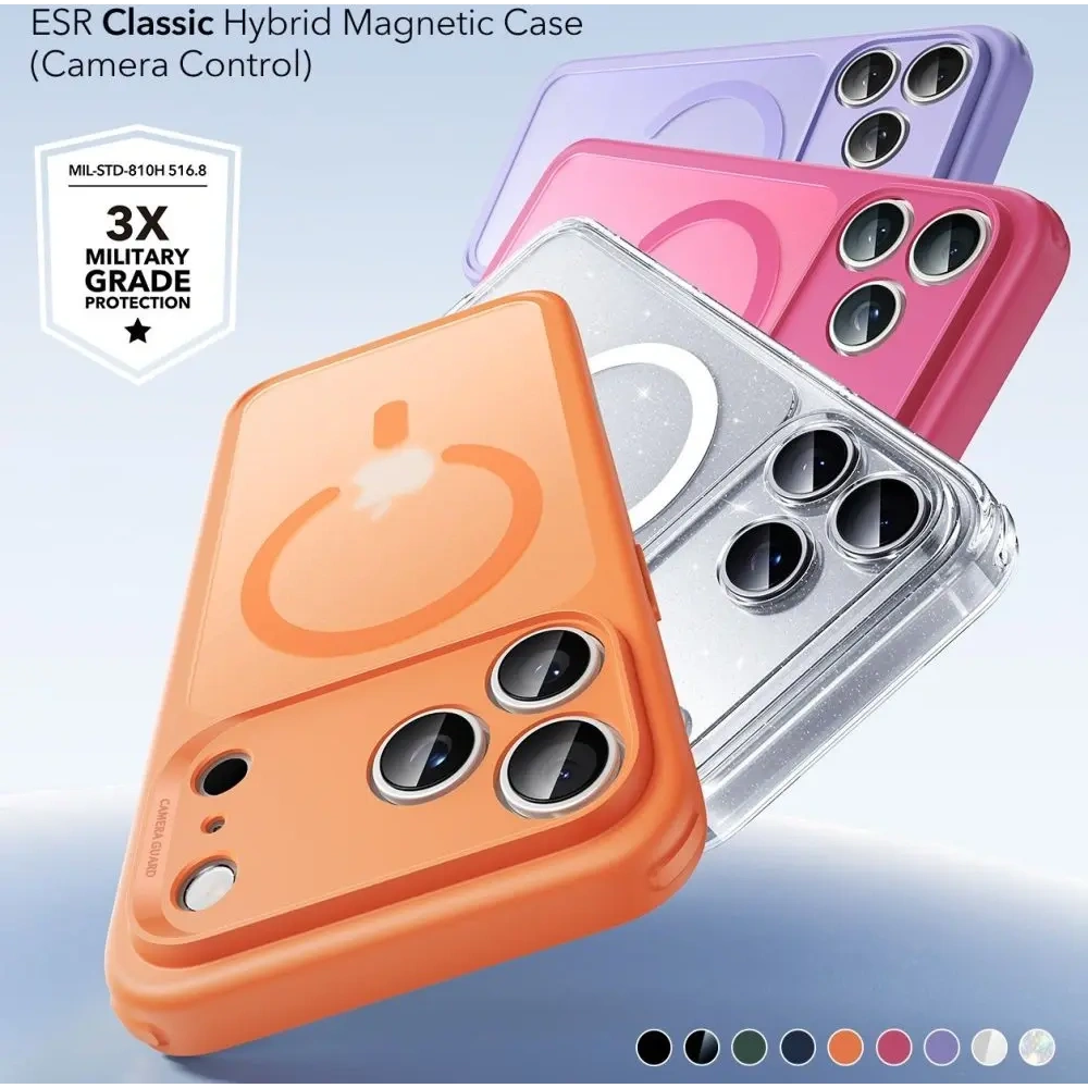 Etui ESR Classic Hybrid MagSafe do Apple iPhone 17 Pro Frosted Orange