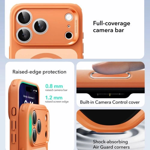 Etui ESR Classic Hybrid MagSafe do Apple iPhone 17 Pro Max Frosted Orange