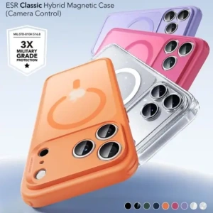 Etui ESR Classic Hybrid MagSafe do Apple iPhone 17 Pro Max Frosted Orange
