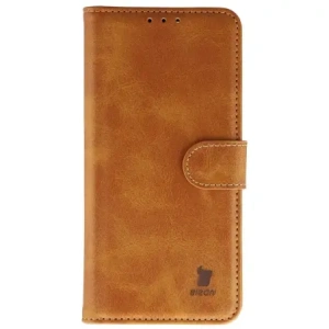 Etui z klapką Bizon Case Pocket do Oppo Find X9 brązowe
