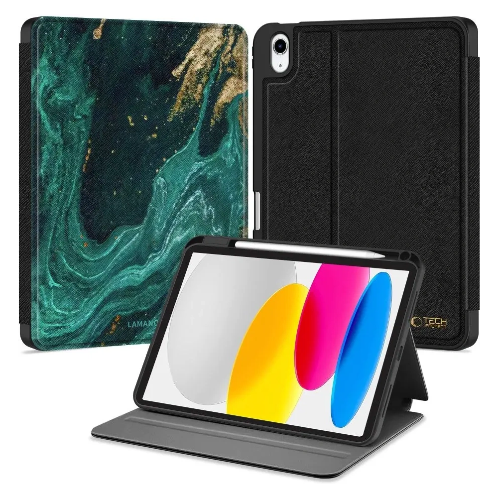 Etui Tech-Protect Lamano do Apple iPad Pro 11” 2024/2025 Verde Aura