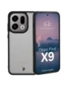 Etui Bizon Case Angelo do Oppo Find X9 przydymione z czarną ramką