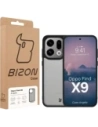 Etui Bizon Case Angelo do Oppo Find X9 przydymione z czarną ramką