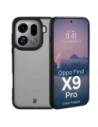 Etui Bizon Case Angelo do Oppo Find X9 Pro przydymione z czarną ramką