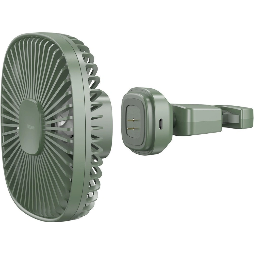 Hurtownia GSM - Automobilový ventilátor / větrák Baseus Natural Wind na opěrku hlavy, magnetický (zelený) - BSU1635GRN - {ean13} - Hurt