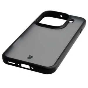 Etui Bizon Case Angelo do Oppo Find X9 Pro przydymione z czarną ramką