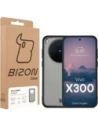 Etui Bizon Case Angelo do Vivo X300 przydymione z czarną ramką